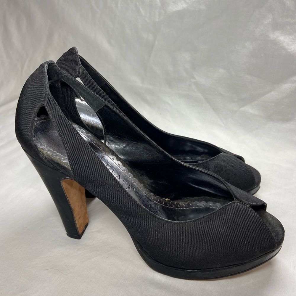 White House Black Market Women’s size 8 leather sole platform heels